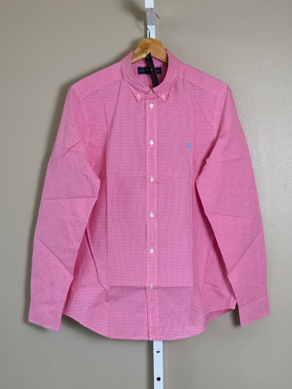 Polo Ralph Lauren Gingham Cotton Poplin Button Down Oxford Shirt
